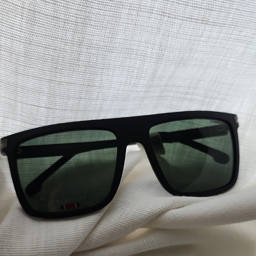 Carrera Matte Black Sunglasses with Dark Lenses